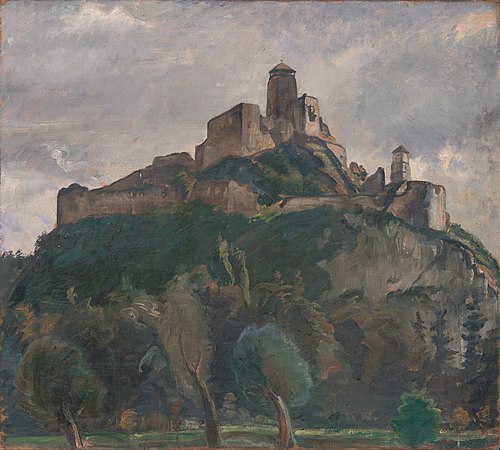 Trenčiansky hrad, 1925, Herman Kasriel