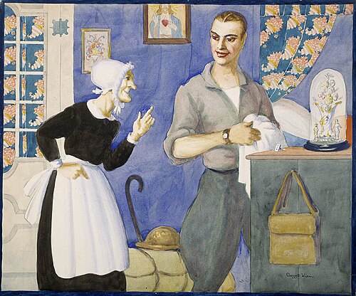 The Billet at Bouy, 1919, Claggett Wilson