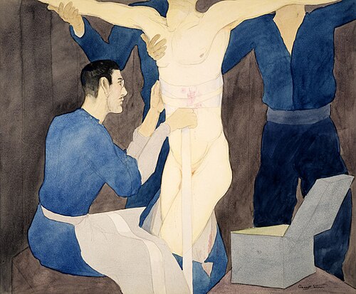 Underground Dressing Station, 1919, Claggett Wilson