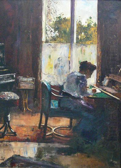 Woman at a Desk, 1898, Lesser Ury