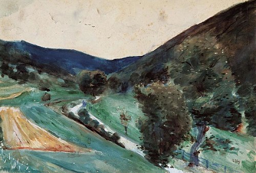 View into a Valley, 1890, Lesser Ury