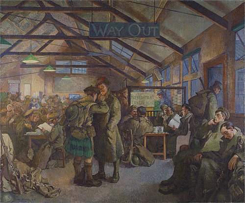 On Leave, 1918, Clare Atwood