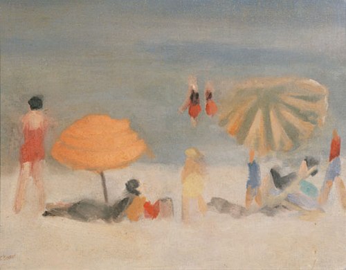 Beach Scene, 1932, Clarice Beckett