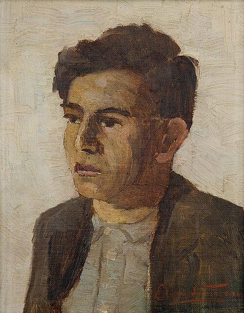 Head of a boy, 1910, Clas Edvard Friström