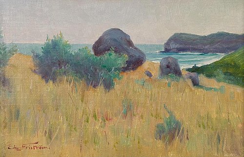 Piha Heads, 1909, Clas Edvard Friström