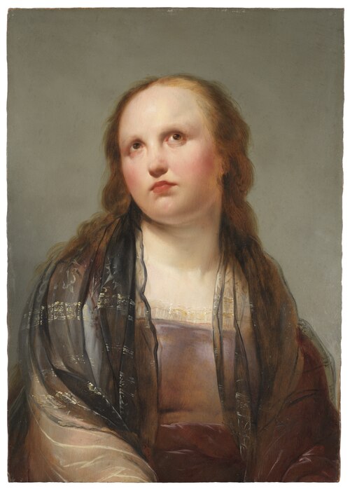Porträtt av en ung kvinna, 1656, Pieter De Grebber