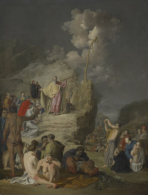 Moses and the Brazen Serpent, 1625, Pieter De Grebber