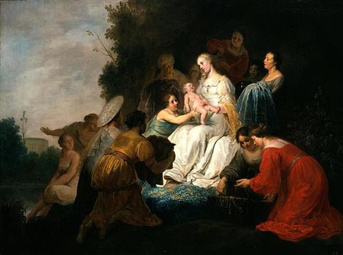The finding of Moses, 1634, Pieter De Grebber