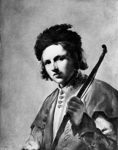 Portrait d'un garçon avec un arc, peut-être un jeune Lisowczyk, 1631, Pieter De Grebber
