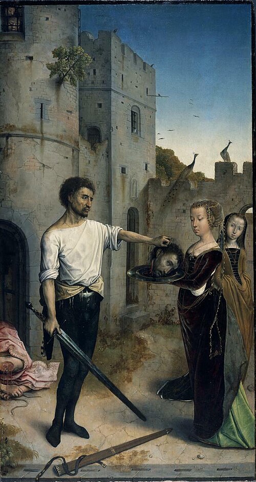 Décollation de saint Jean Baptiste, 1496, Juan de Flandes