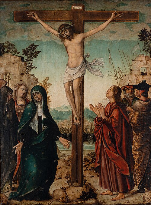 Crucifixion, 1510, Juan de Flandes
