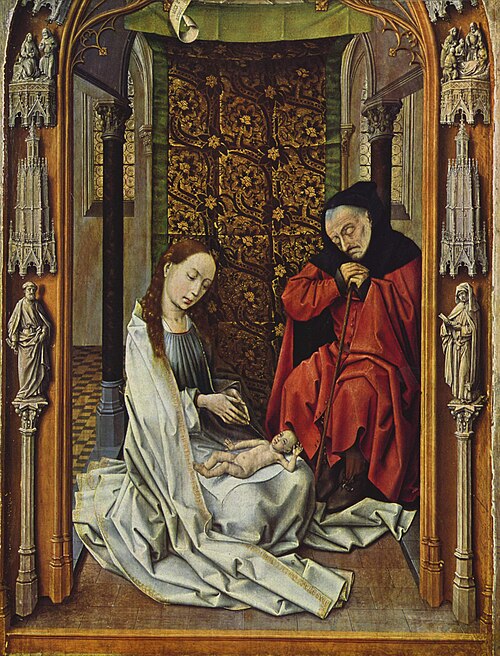 Capilla Real Altarpiece: Holy Family, 1496, Juan de Flandes