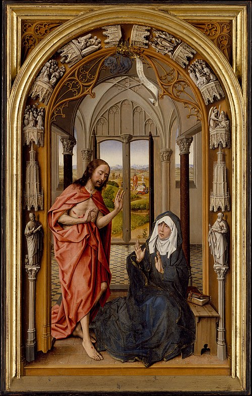 Christ Appearing to His Mother, 1496, Juan de Flandes