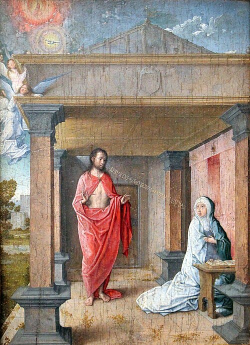 Christ Appears to Mary, 1500, Juan de Flandes