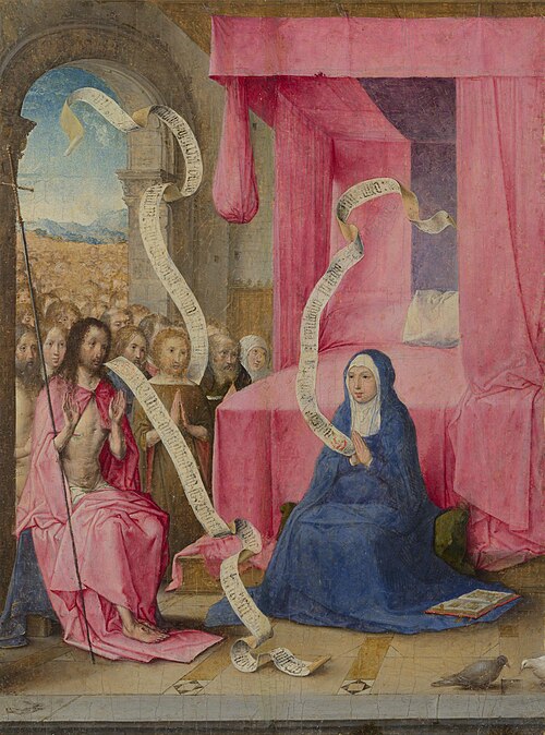 Christ appearing to the Virgin, 1499, Juan de Flandes