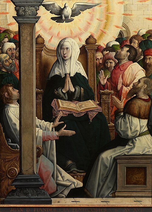 Pentecôte, 1514, Juan de Flandes