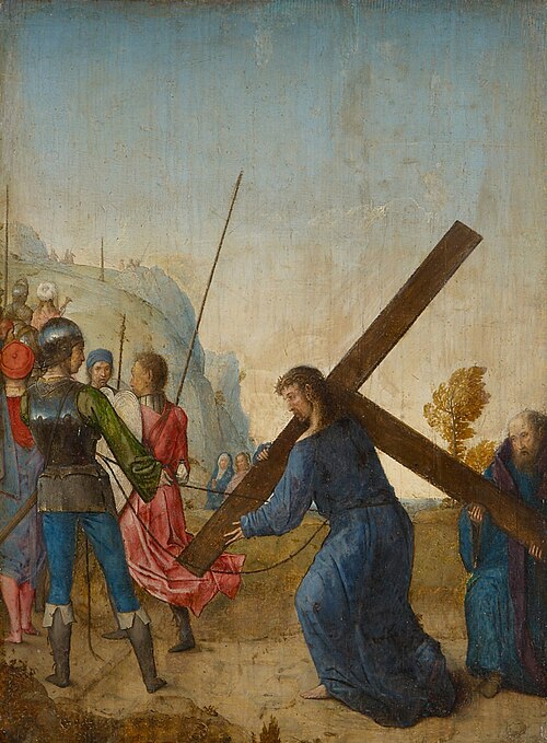 De kruisdraging, 1500, Juan de Flandes
