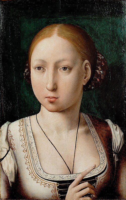 Portrait of Joan the Mad, 1500, Juan de Flandes