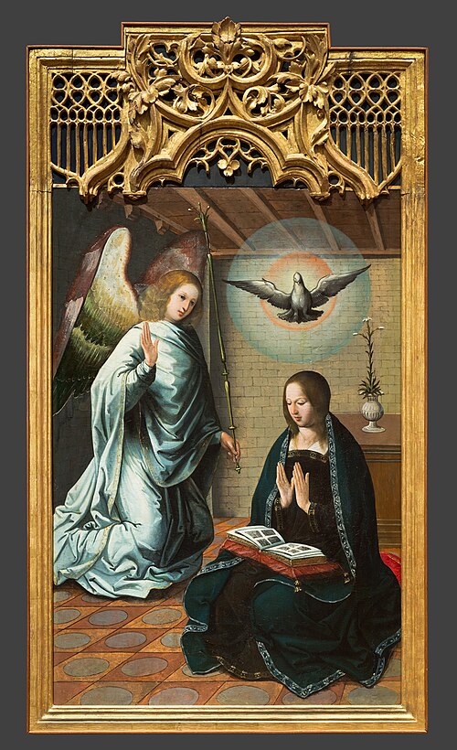 L'Annonciation, 1500, Juan de Flandes