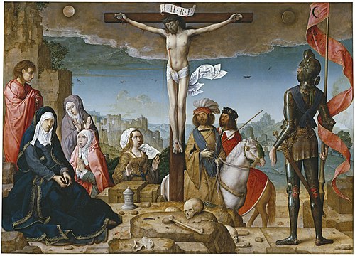 Crucifixion of Christ, 1509, Juan de Flandes