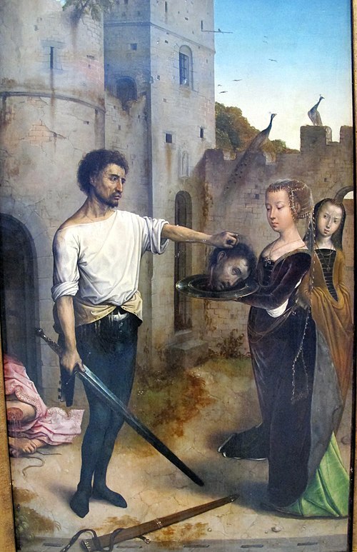 Décollation de saint Jean-Baptiste, 1496, Juan de Flandes