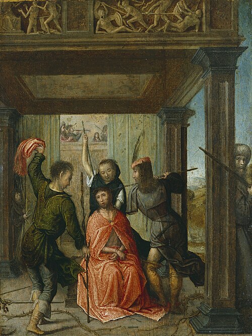Christ Crowned with Thorns, 1505, Juan de Flandes