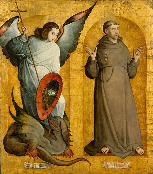 Saints Michel et François d'Assise, 1505, Juan de Flandes