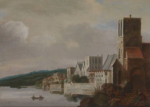 The Thames at Westminster, 1625, Claude de Jongh