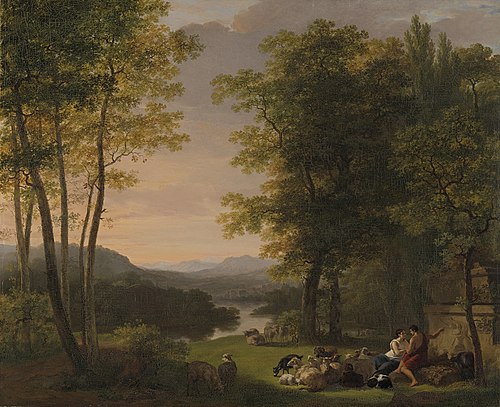 Arcadian Landscape, 1813, Jan Willem Pieneman