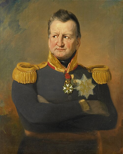 Portrait of Baron David Hendrik Chassé, Lieutenant-General, 1832, Jan Willem Pieneman