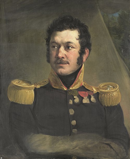 Portrait of Lieutenant-General Frederik Knotzer, 1832, Jan Willem Pieneman