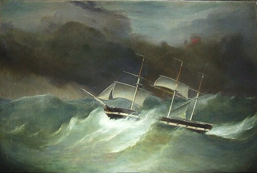Ship Superior, Black Ball Line, , Clement Drew