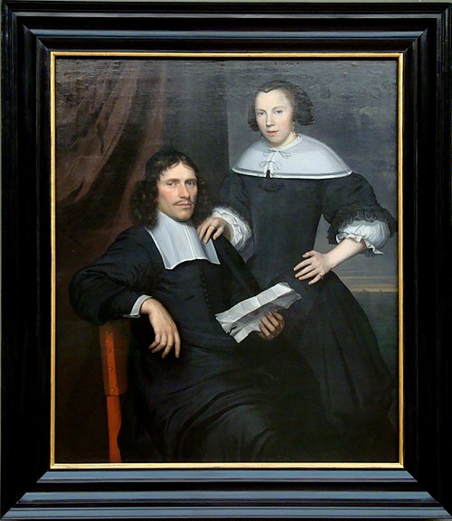 Portrait of an unknown couple, 1670, Wallerant Vaillant