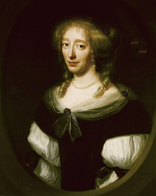 Portrait of Jacoba Bicker (1640-1695), 1674, Wallerant Vaillant