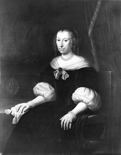 Portrait of Jacoba Ranst ( -1675), 1671, Wallerant Vaillant