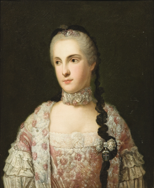 Portrait of Isabella of Bourbon-Parma, 1750, Giuseppe Baldrighi