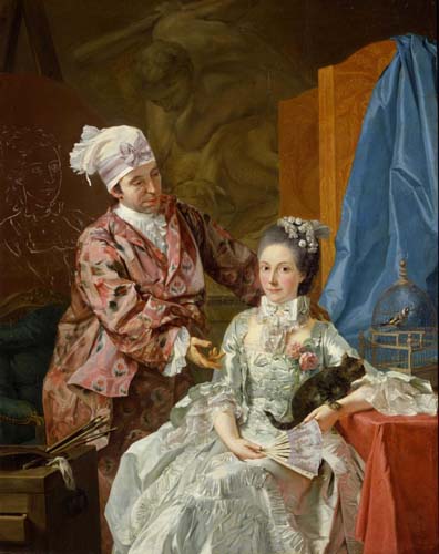 The Artist and his Wife, 1757, Giuseppe Baldrighi