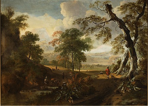 Landscape with a road, , Jan Wijnants
