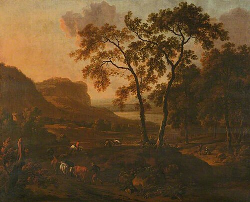 Landscape with Cattle, 1670, Jan Wijnants