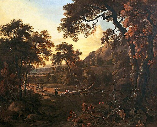 Wooded Landscape, 1671, Jan Wijnants