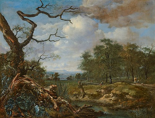 Paysage avec un bois, 1659, Jan Wijnants