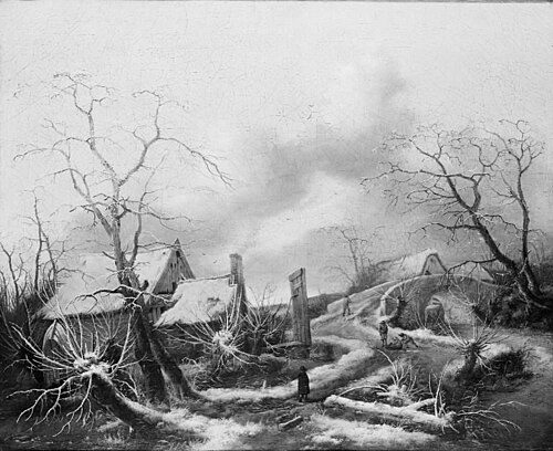 Winter Scenery, 1665, Jan Wijnants