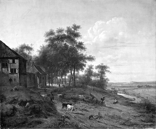 Landscape with Farm, 1665, Jan Wijnants