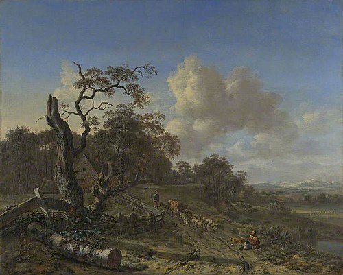 A Landscape with a Dead Tree, 1659, Jan Wijnants