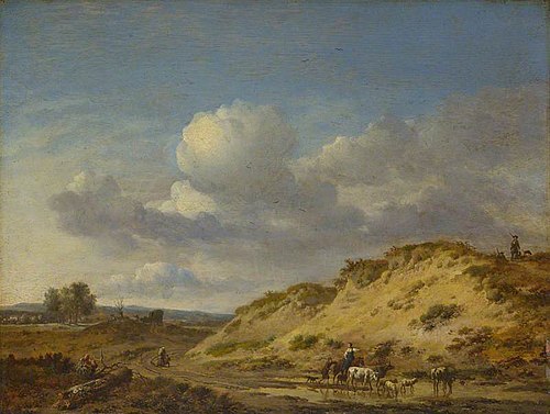 Peasants driving Cattle and Sheep, 1667, Jan Wijnants