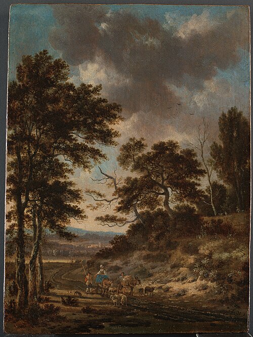 Evening Landscape, 1665, Jan Wijnants