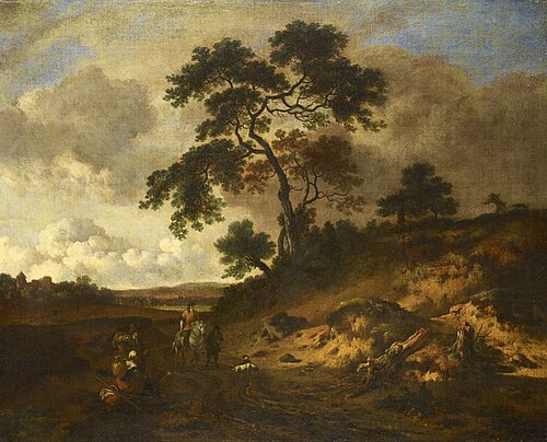 Sportsmen in the Dunes, 1669, Jan Wijnants