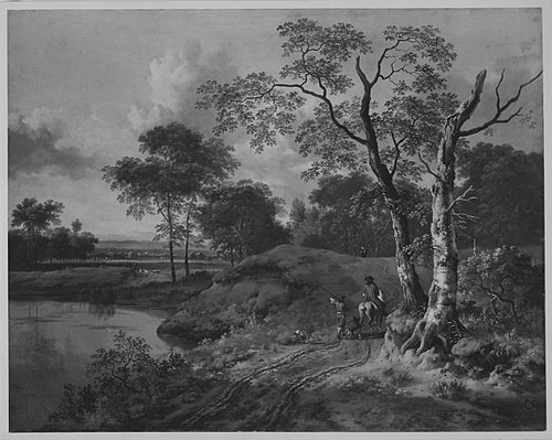 Landschaft mit Reiter, 1658, Jan Wijnants