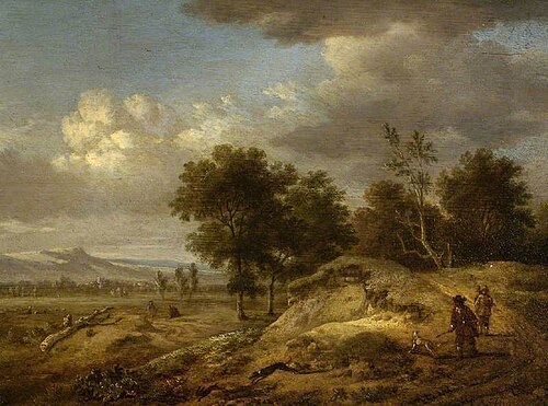 Landscape with coursing, , Jan Wijnants