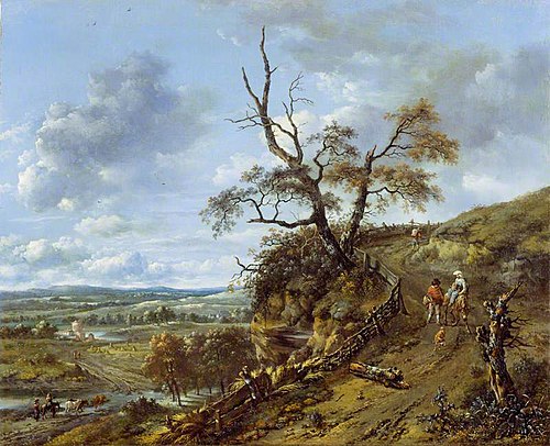 Landscape with a Bare Tree, 1659, Jan Wijnants